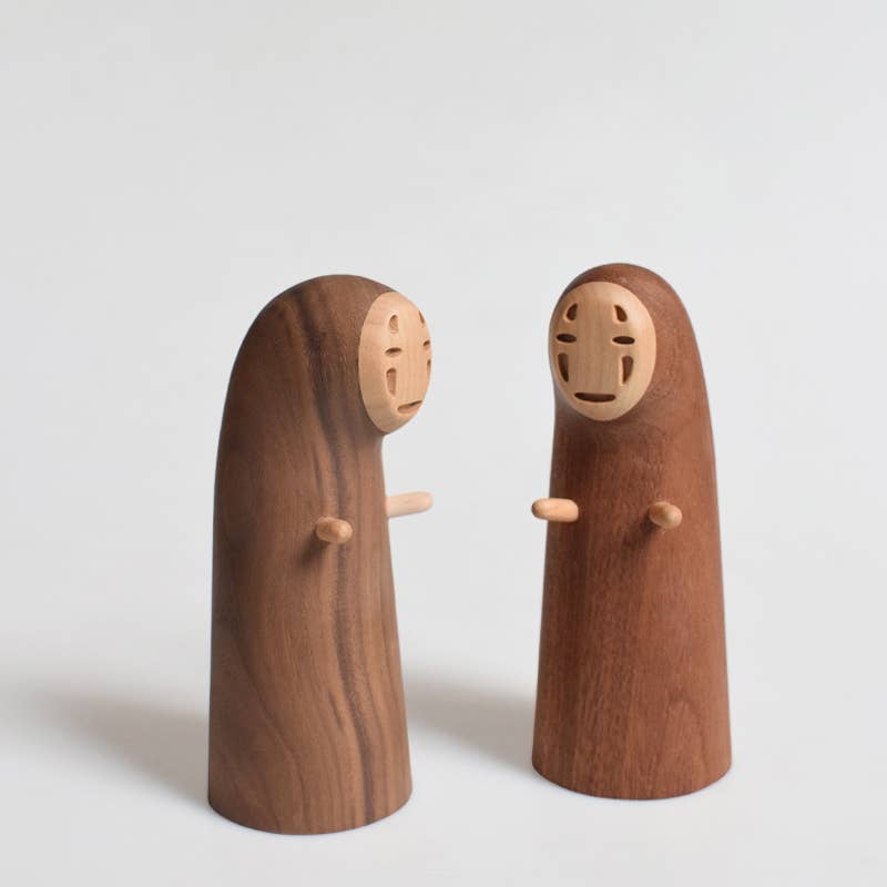 No-Face Bottle Opener - Handcrafted in Black Walnut/Sapele