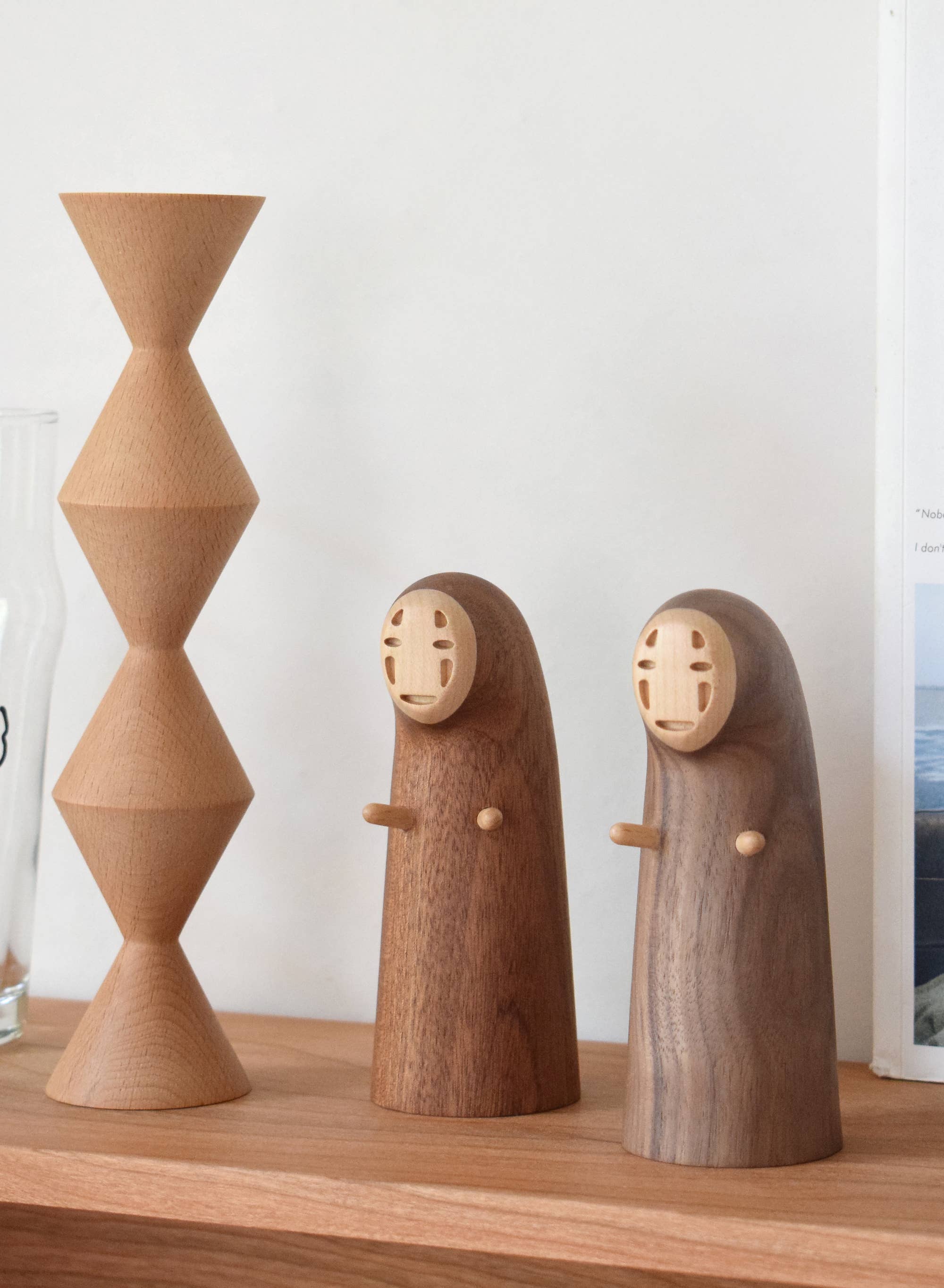 No-Face Bottle Opener - Handcrafted in Black Walnut/Sapele