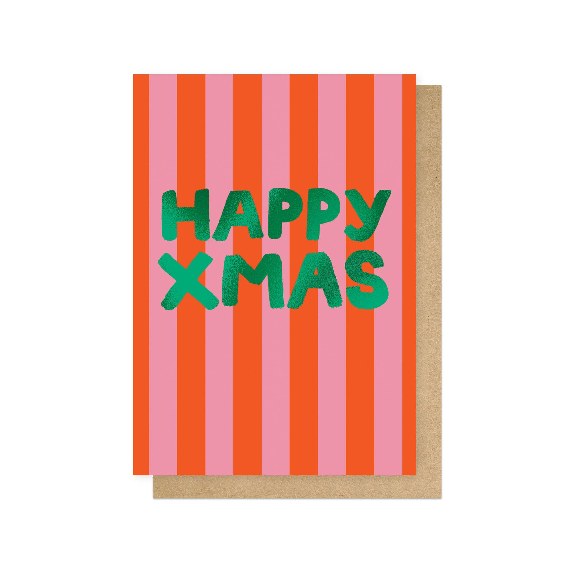 Happy Xmas Foiled Greeting Card