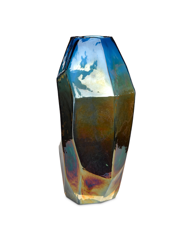 Graphic Luster Vase