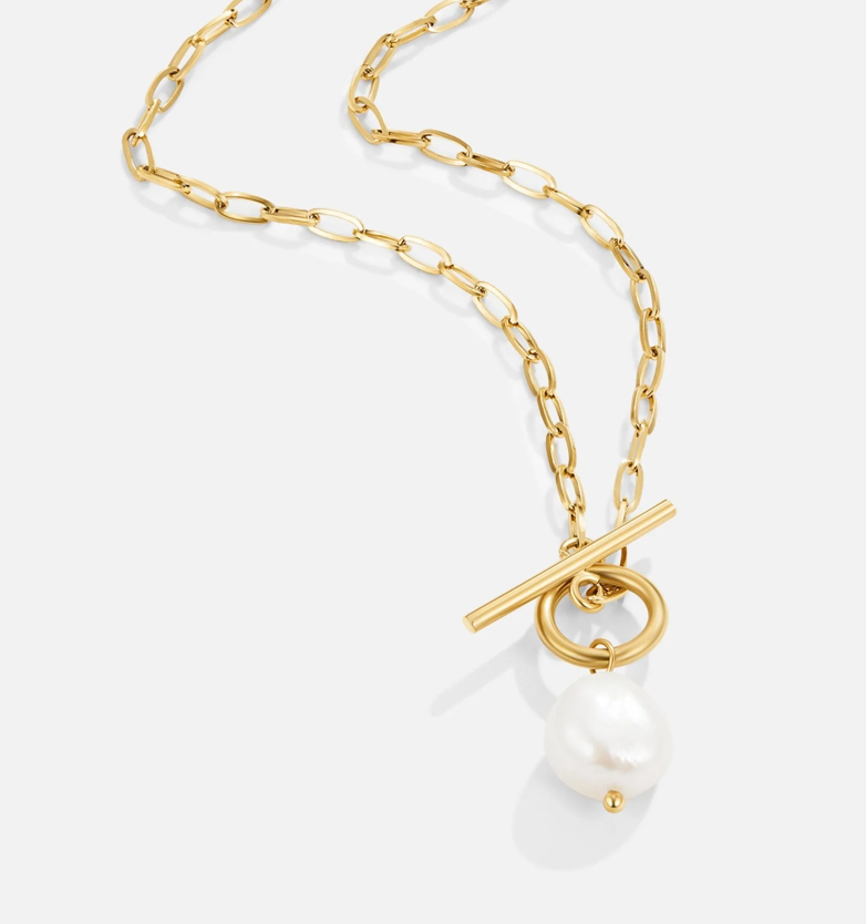 Mori Pearl Simple Necklace