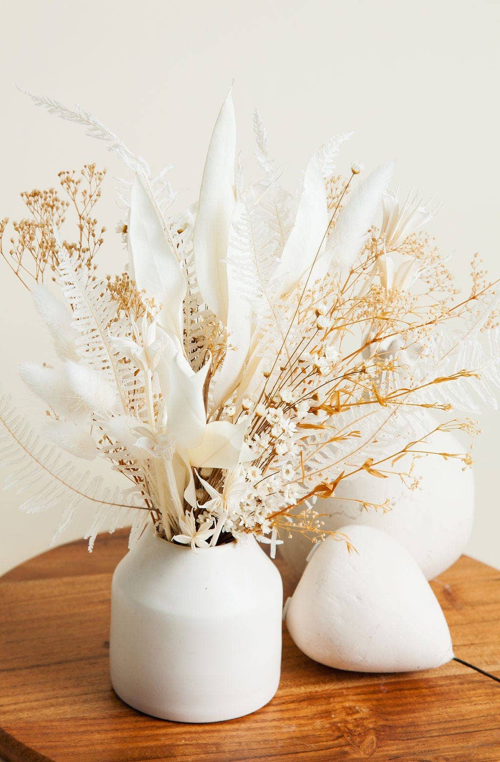Snow Dried Flower Mini Bouquet