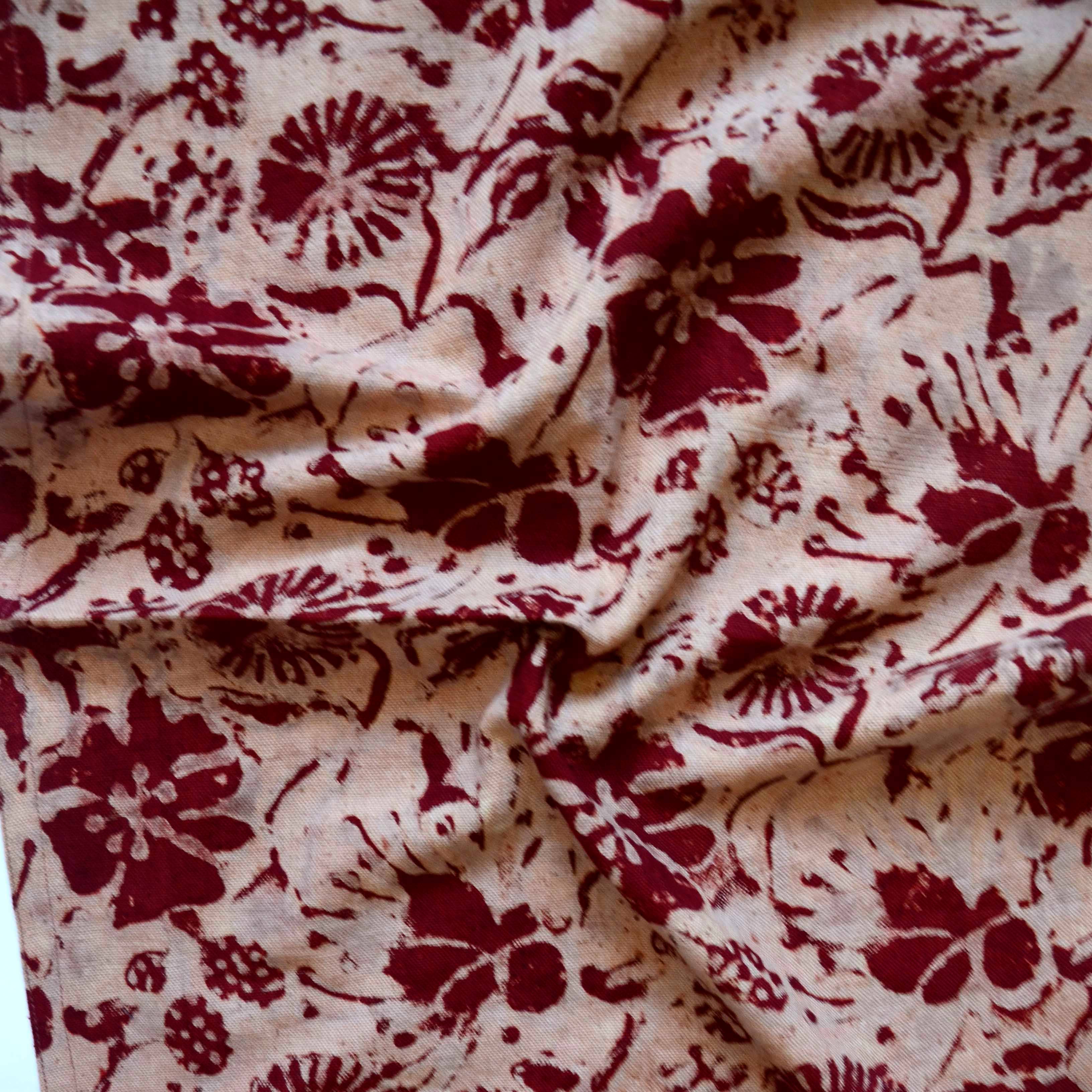 Cotton Kitchen Towel Hand Block Printed | Bloom Tea Towel