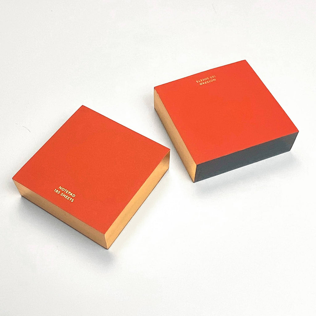 Color Pads: Red with Gilded Edge - 3 sizes