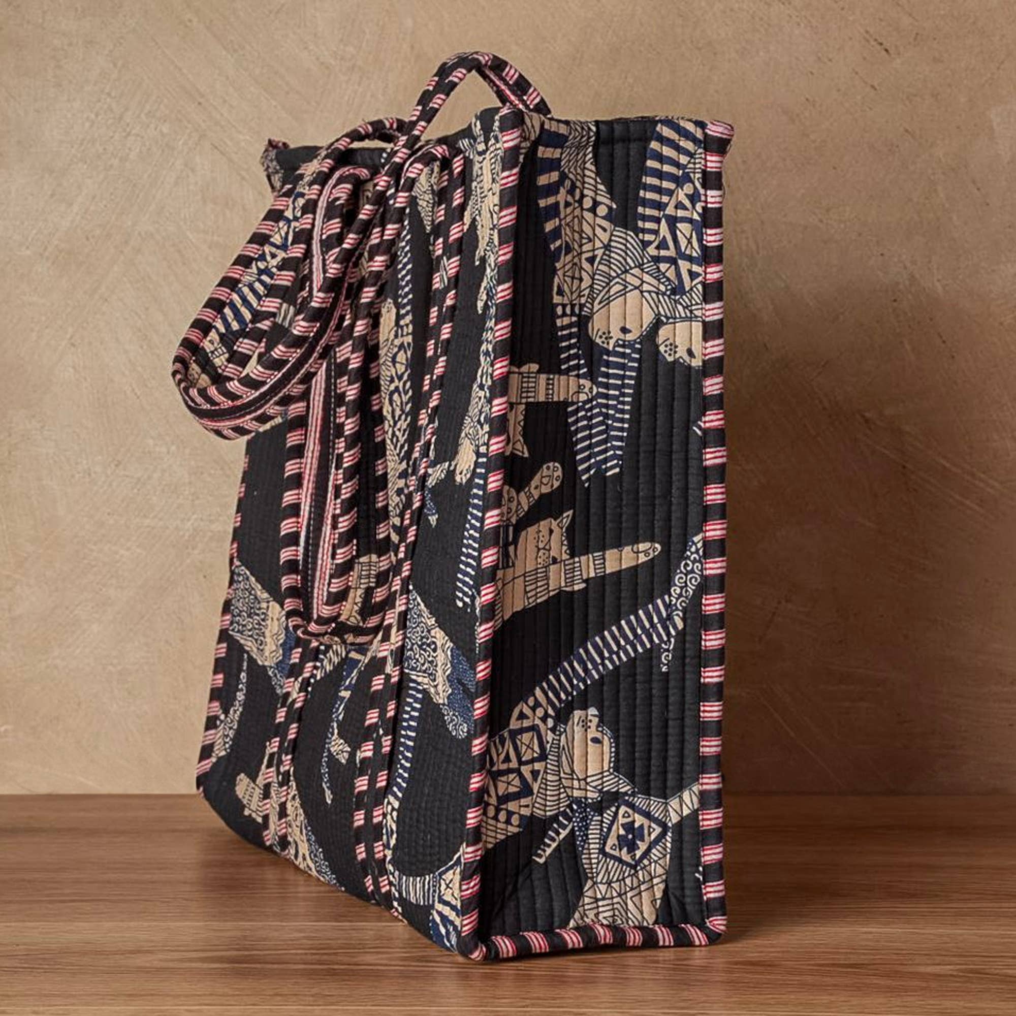 Quilted Feline Tote