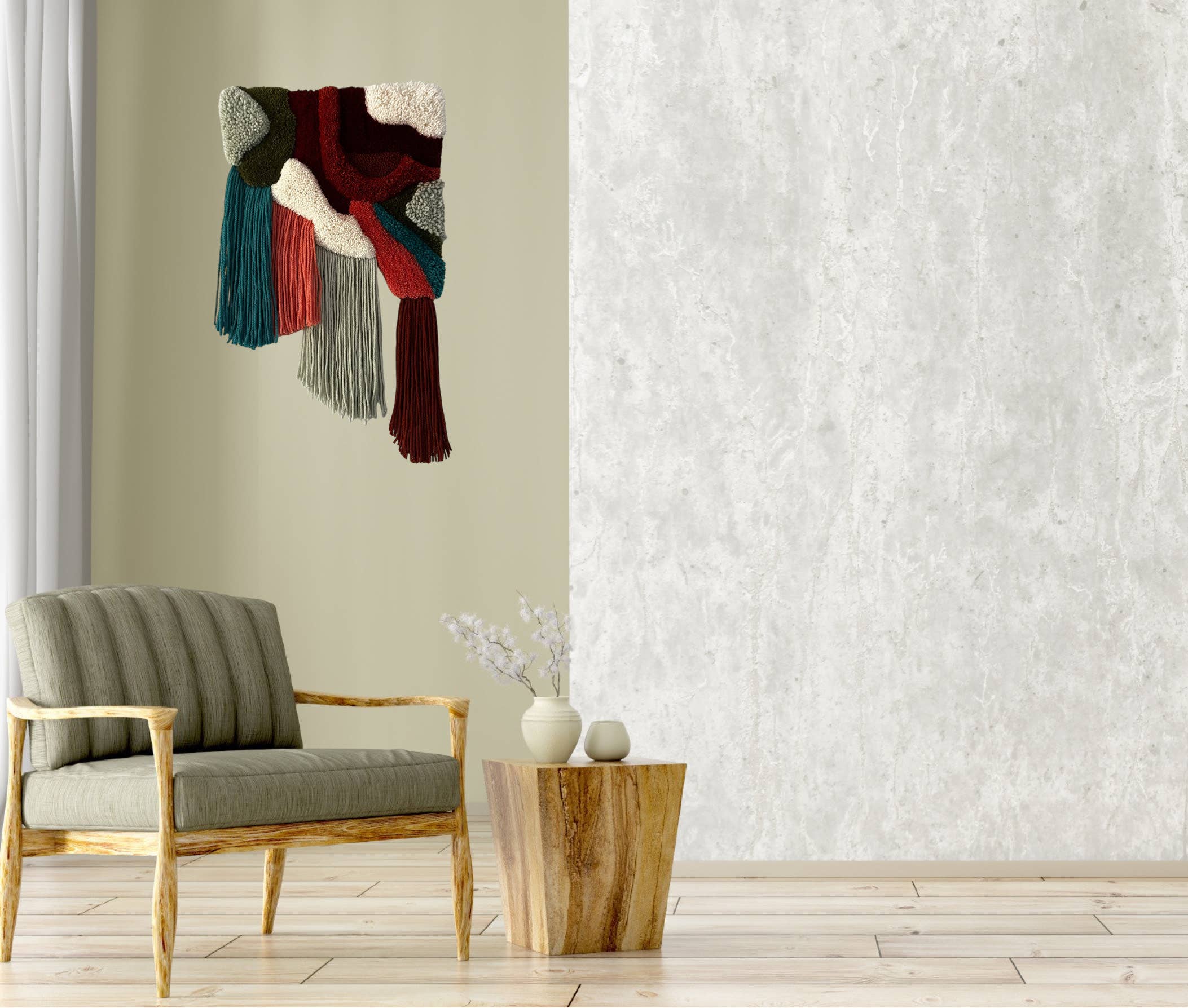 Aura Tufted Wall Rug