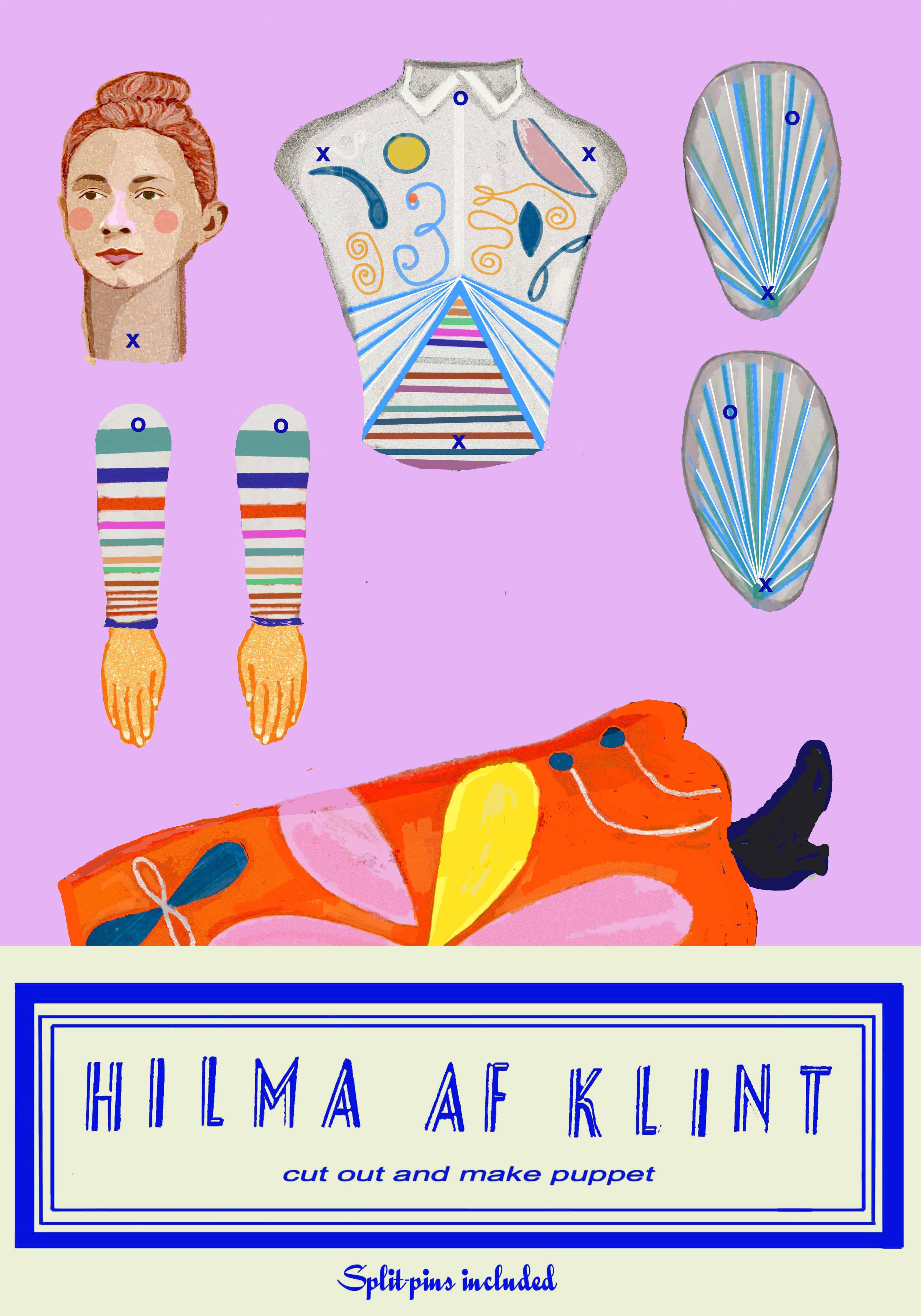 Hilma af Klint Cut and Make Puppet
