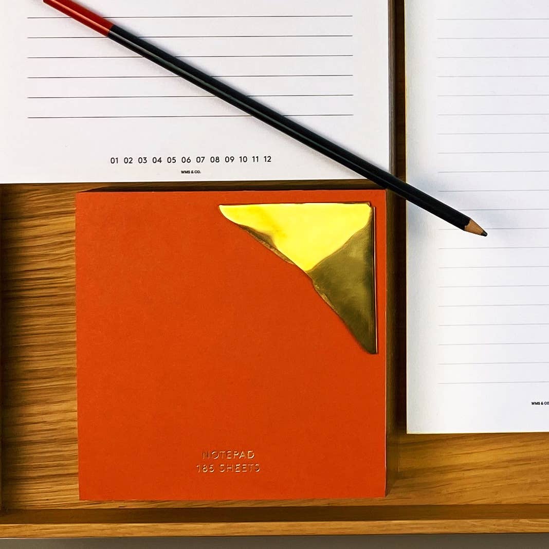 Color Pads: Red with Gilded Edge - 3 sizes