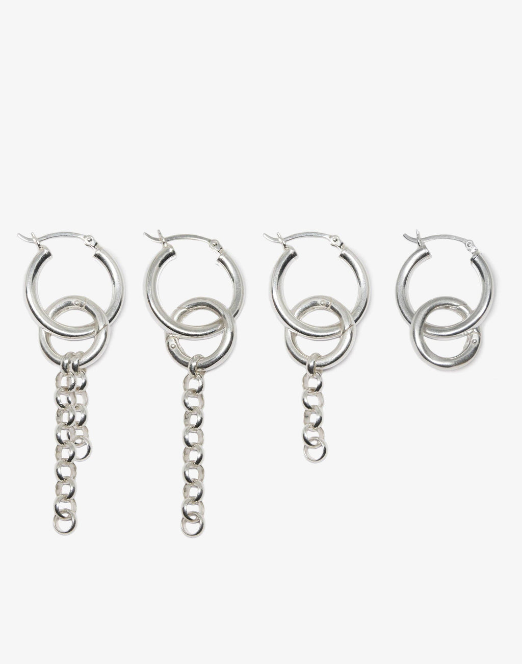 Motion Silver Earring