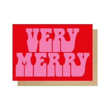 Very Merry Greeting Card