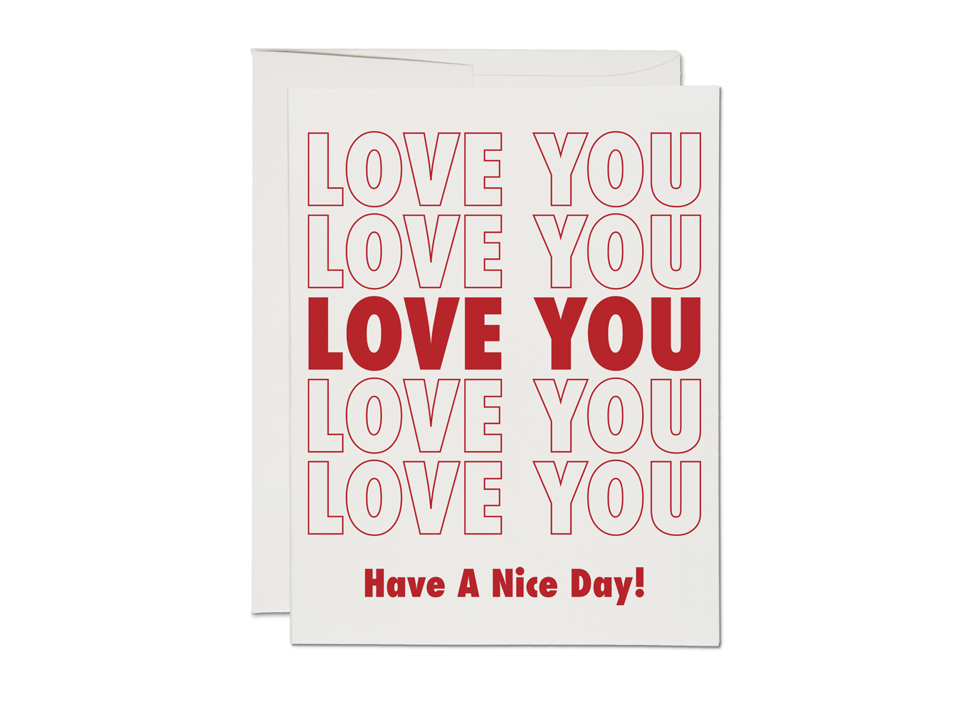 Grocery Bag Love Greeting Card