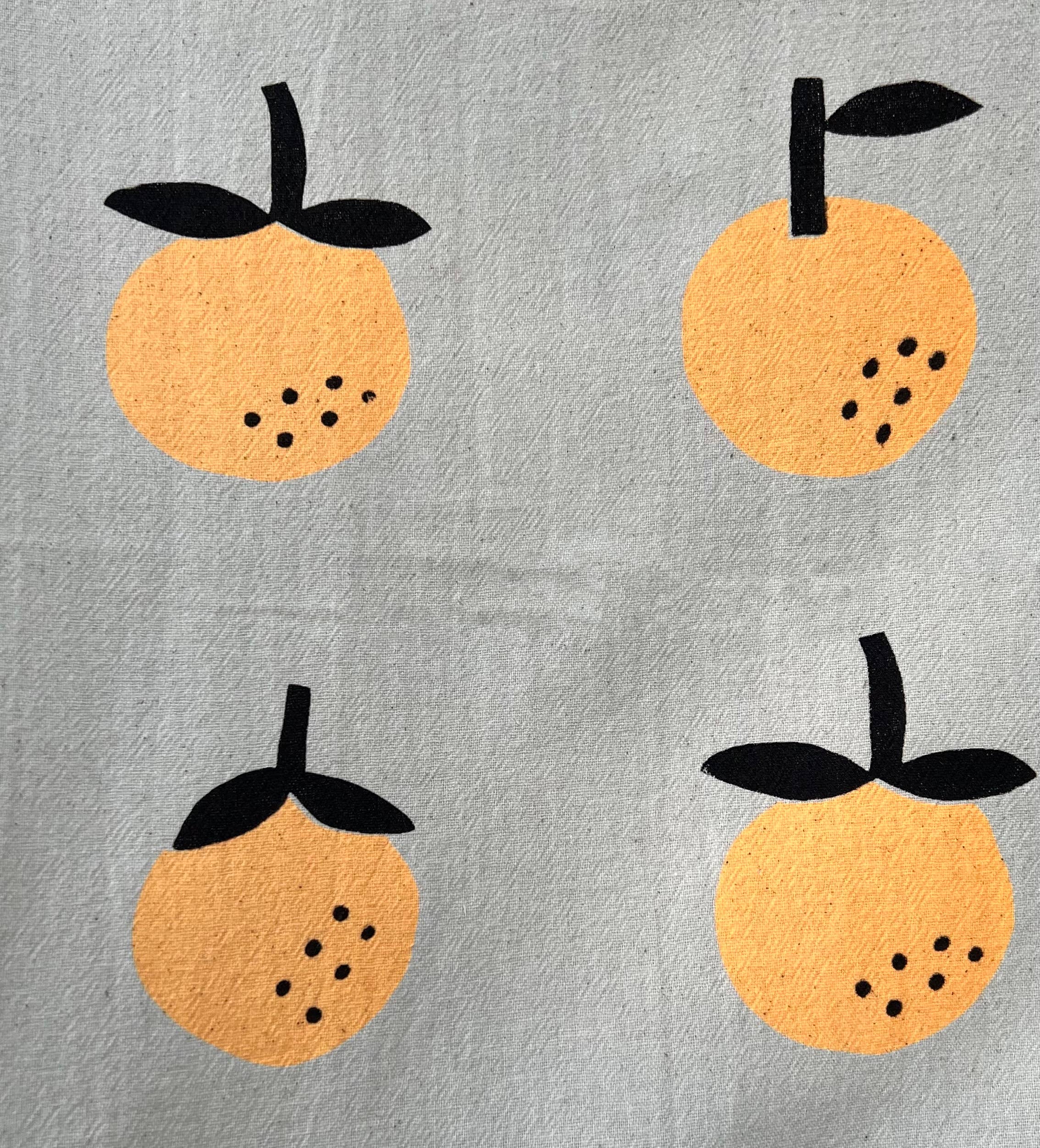 Oranges Tea Towel