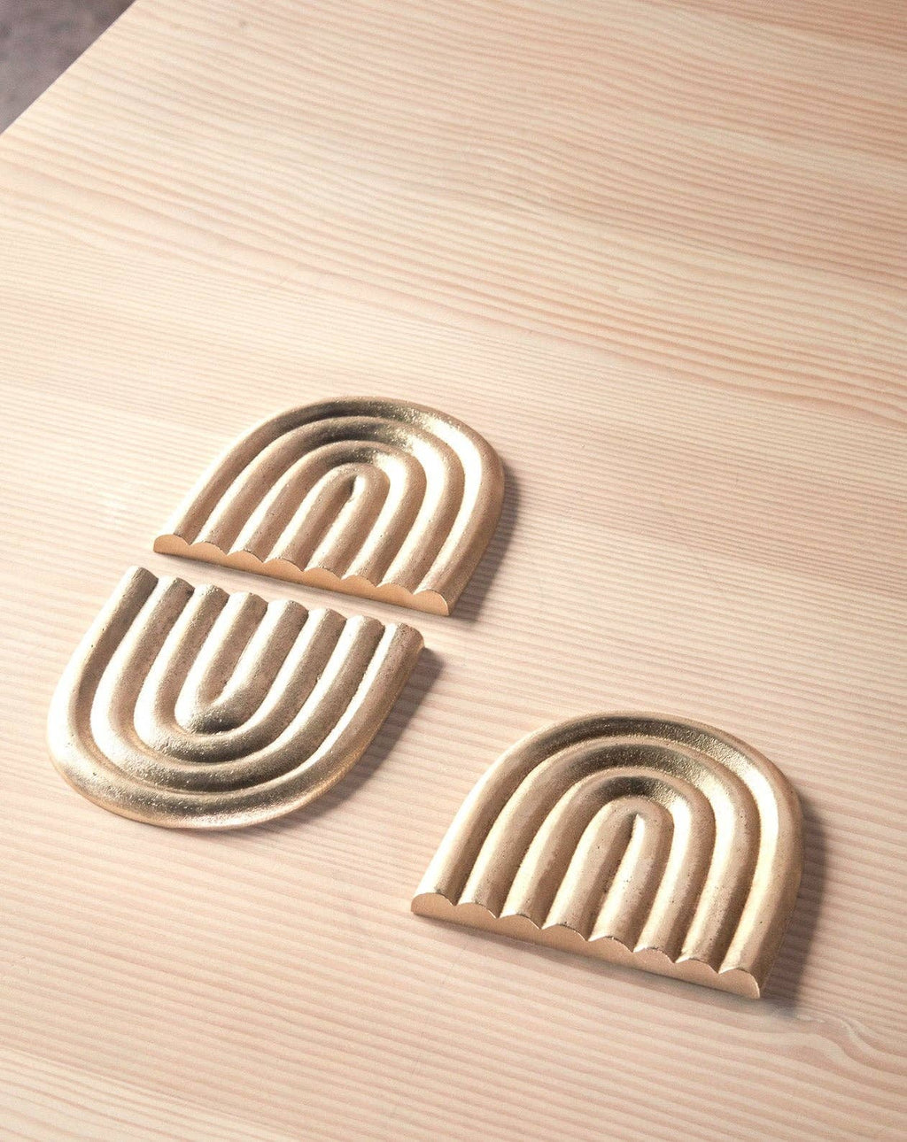 Rainbow Trivet - Solid Brass