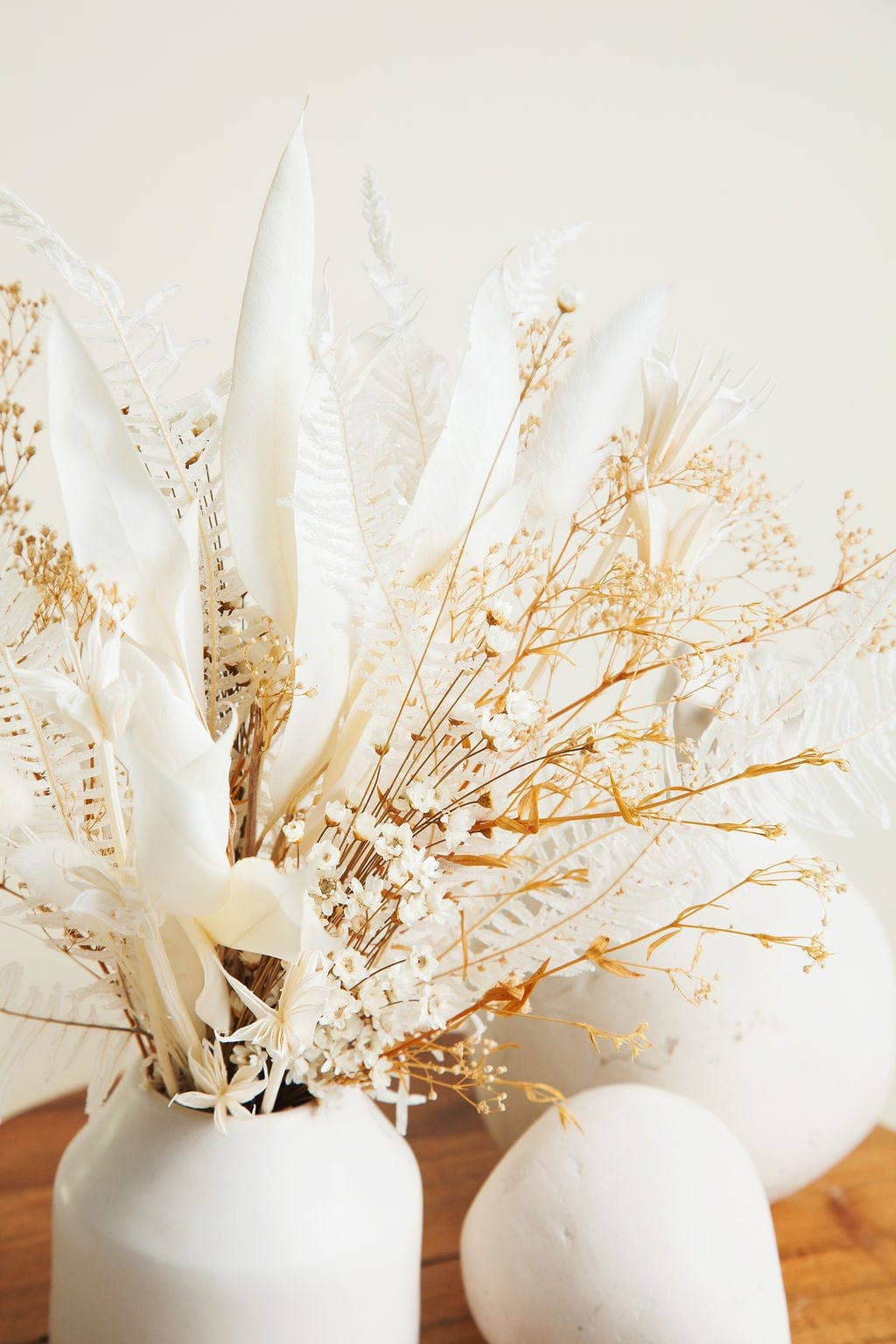 Snow Dried Flower Mini Bouquet