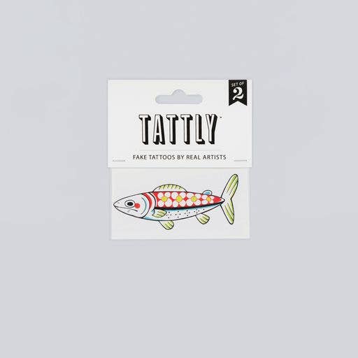 Daisy Fish Tattoo Pair