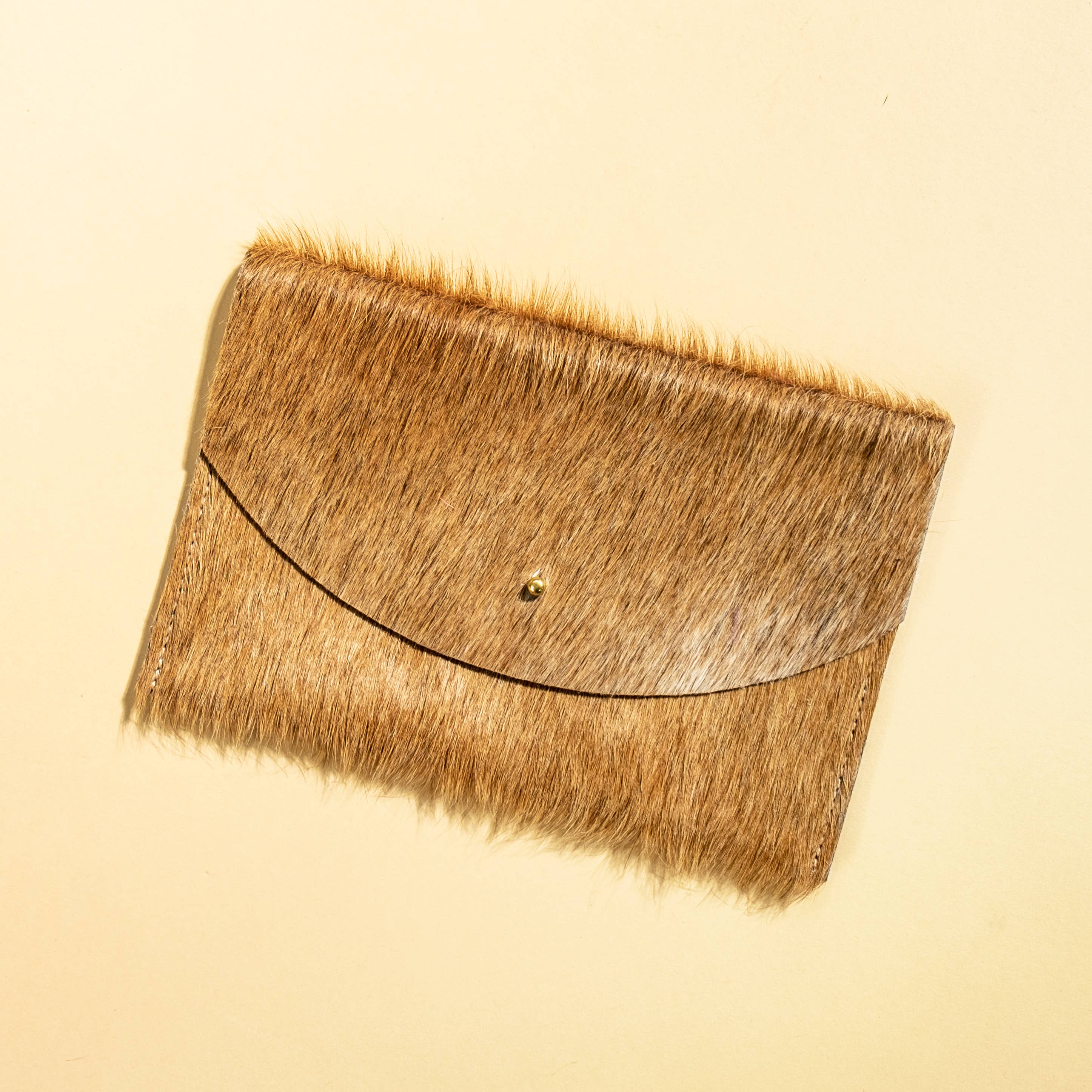 Envelope Pouch - Caramel Hair on Hide
