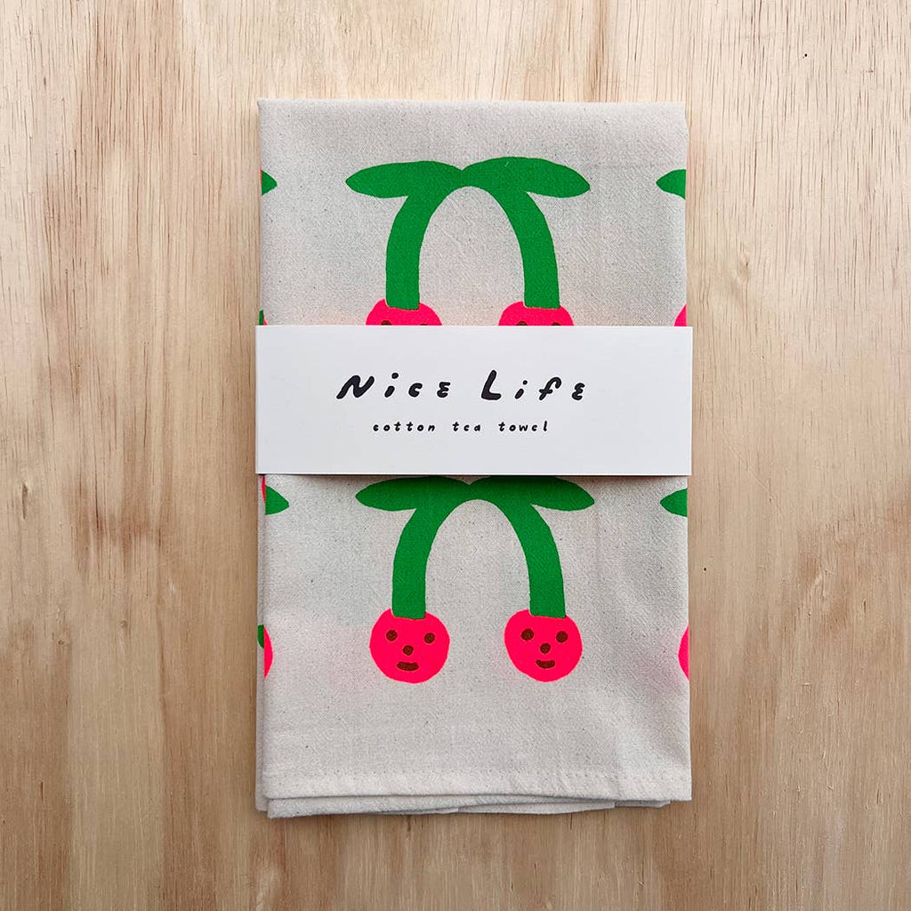 Cherry Tea Towel