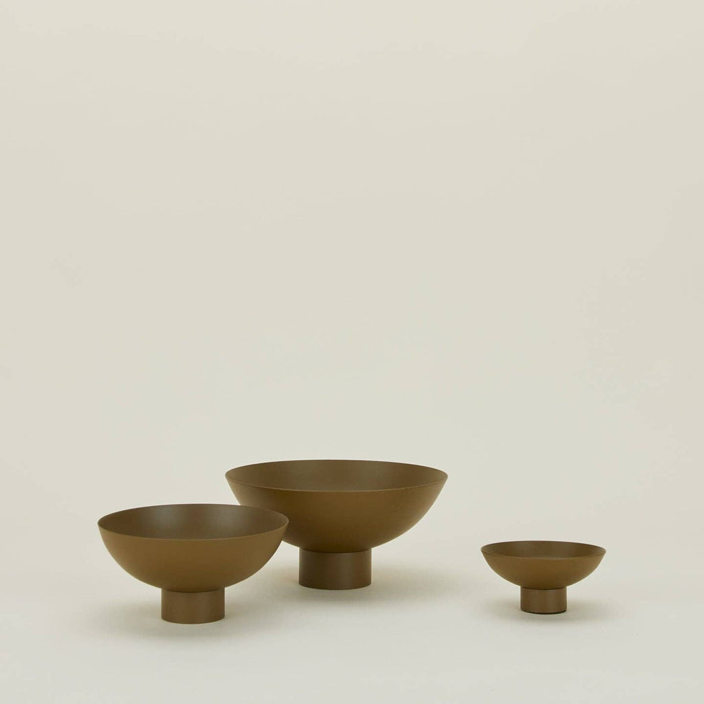 Essential Footed Bowl - Olive