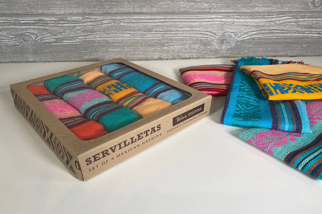 Servilletas - Set of 4 Mexican Napkin