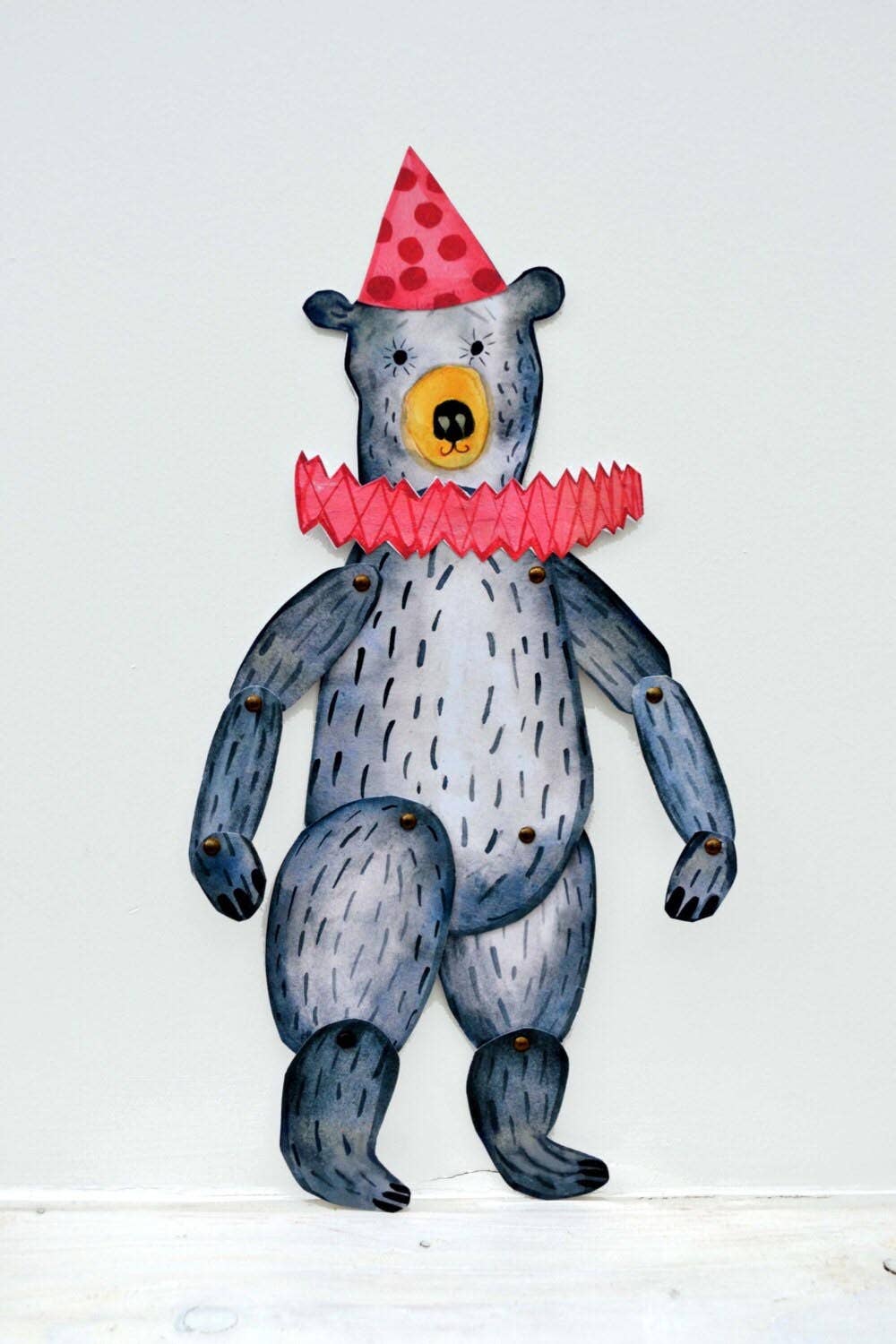 Cut and Make Circus Bear Puppet