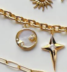Jana - Rolo Chain Necklace Waterproof 18K Gold PVD