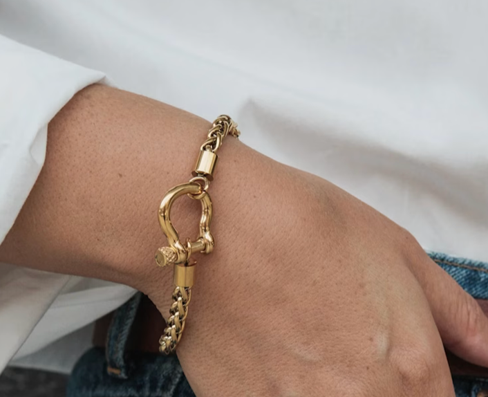 Horse Bit Carabiner Bracelet- Charm Bracelet