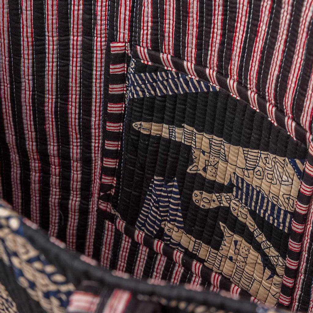Quilted Feline Tote