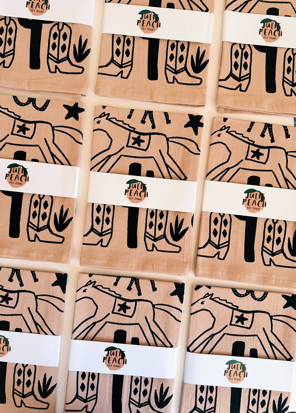 Desert Taupe Tea Towel