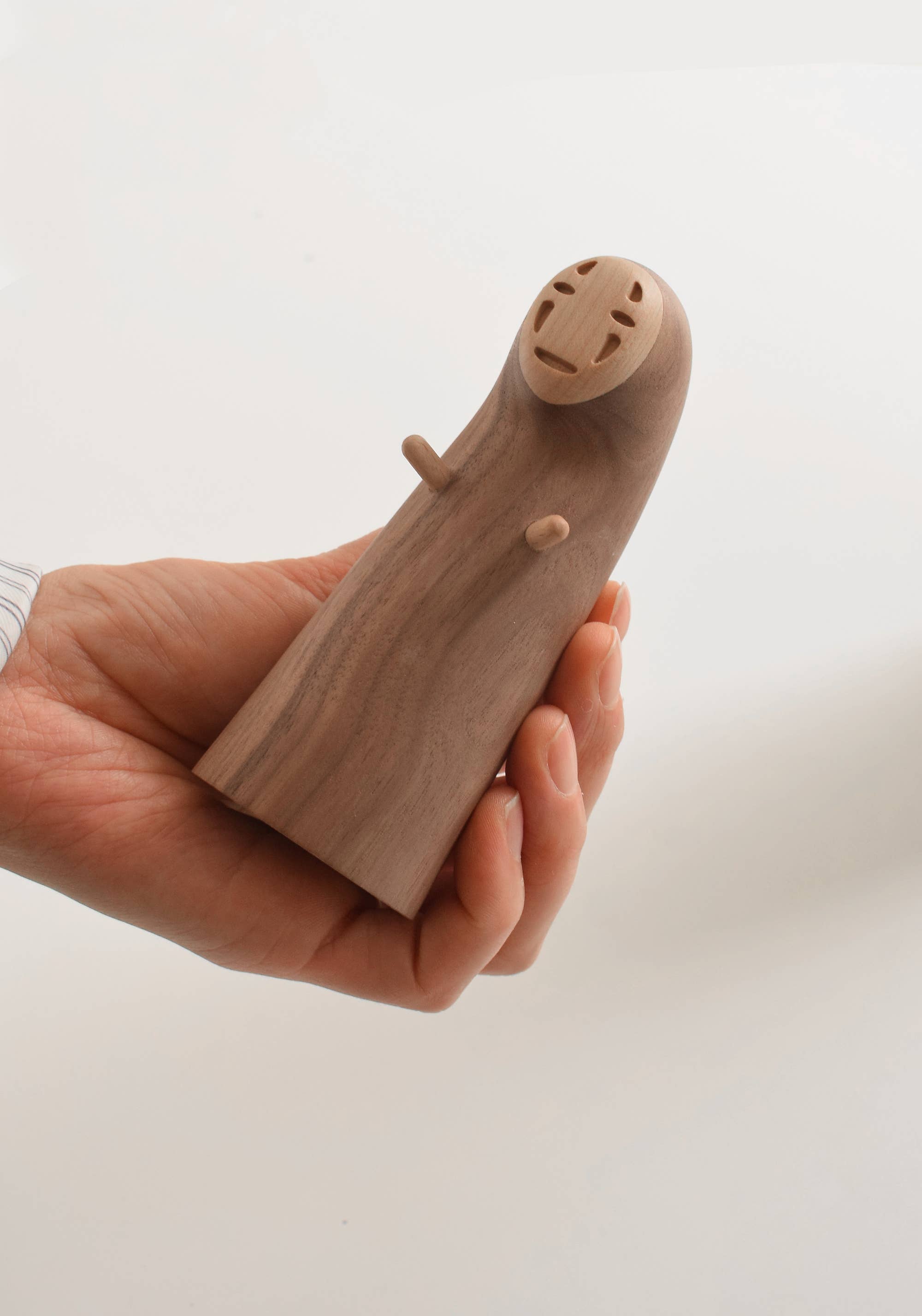 No-Face Bottle Opener - Handcrafted in Black Walnut/Sapele