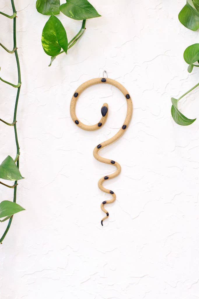 Ceramic Wall Snake, Medium