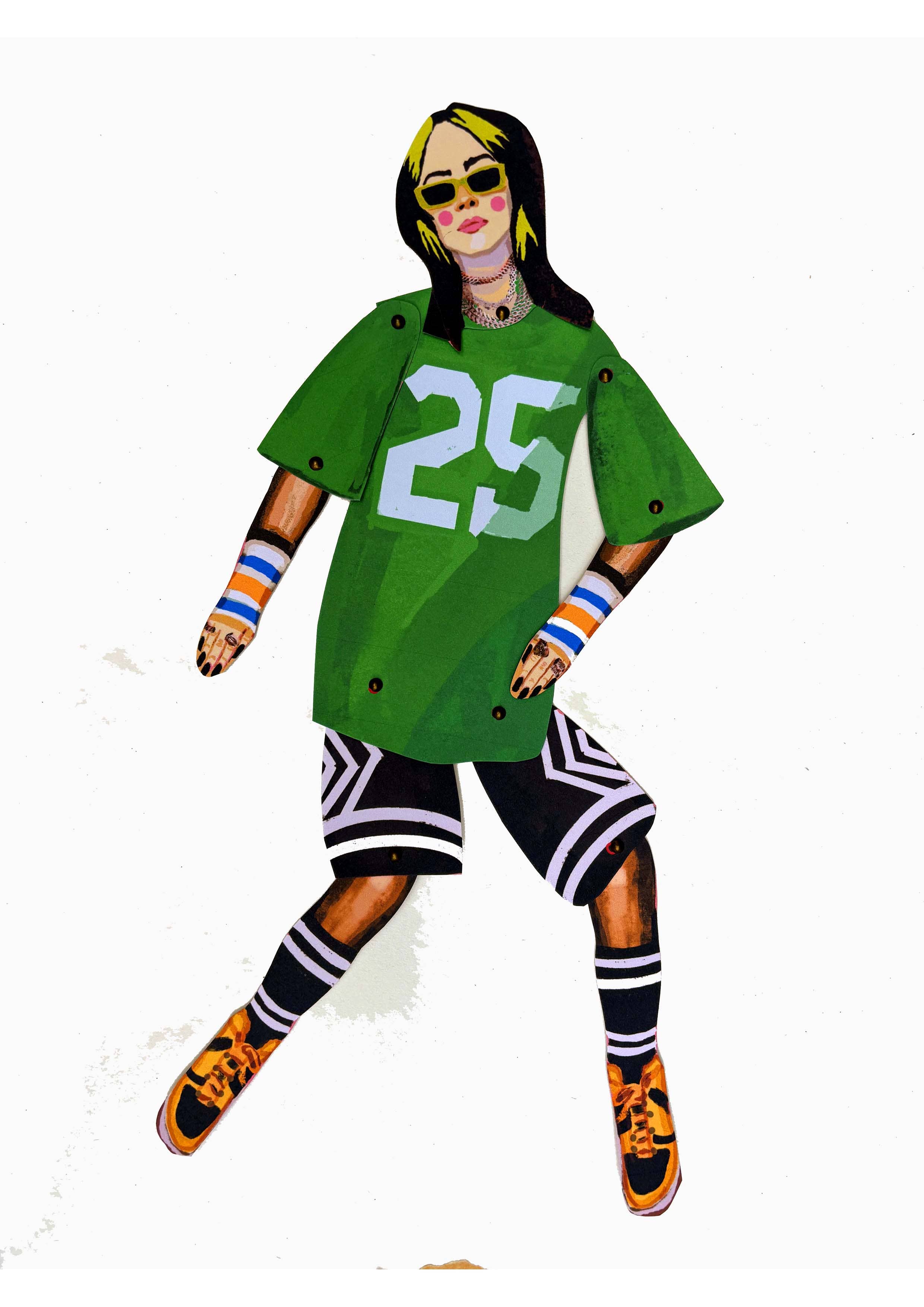 Cut and make POP IDOL Billie