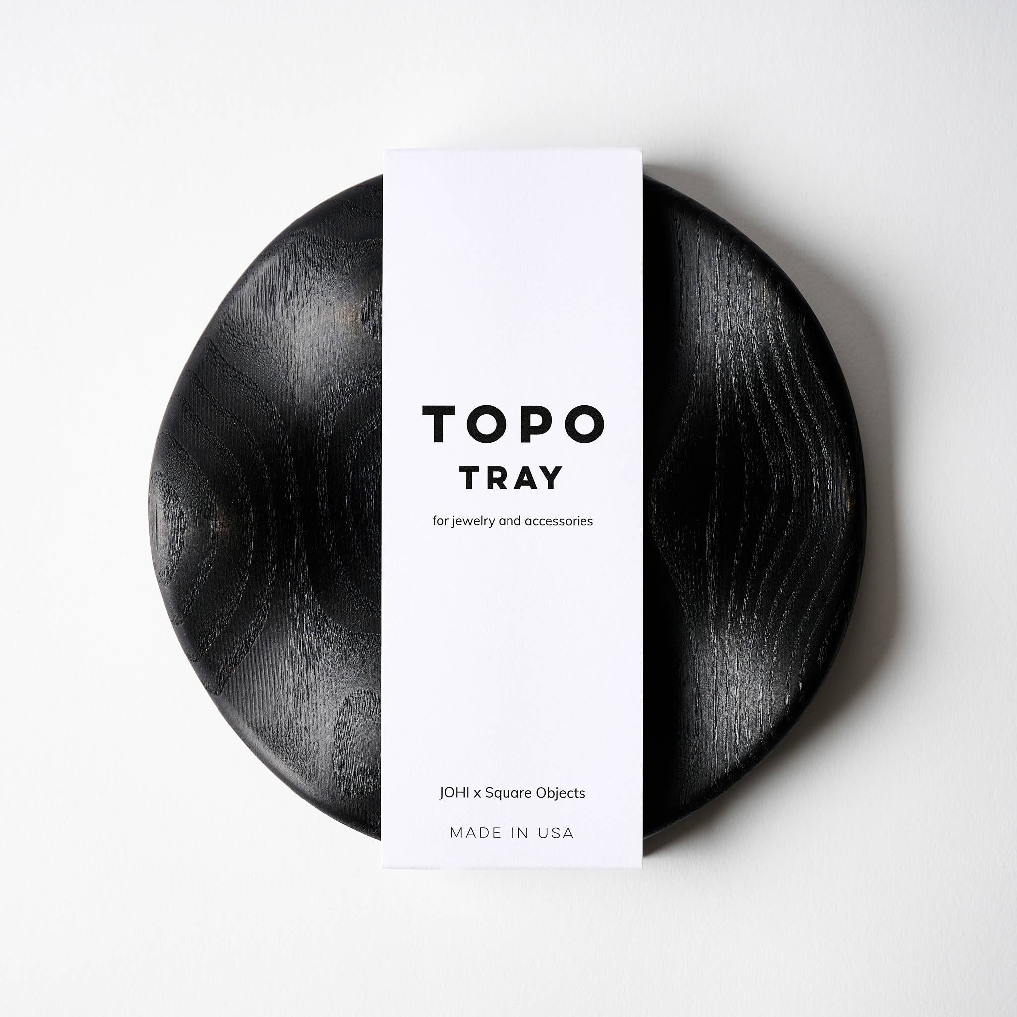 Topographic Round Tray