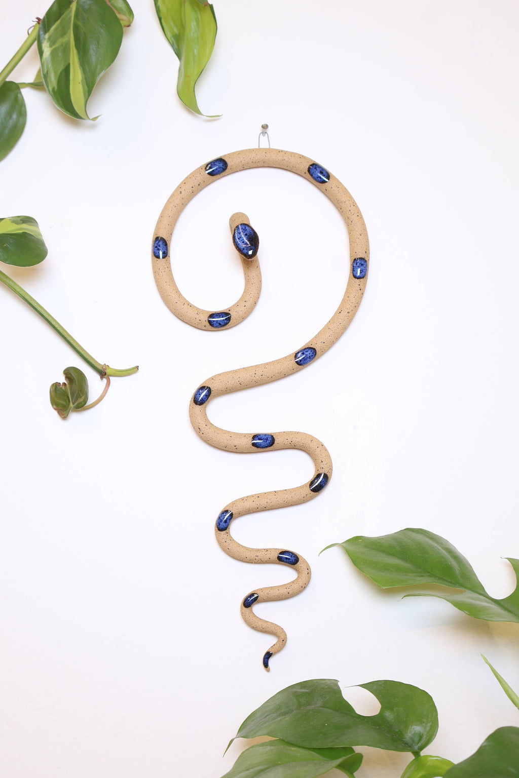Ceramic Wall Snake, Medium