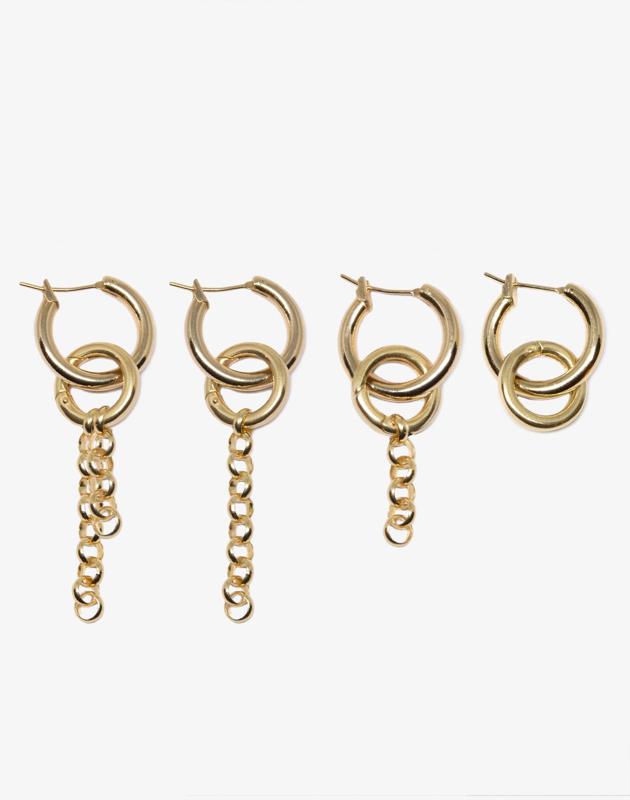 Motion Gold Earring